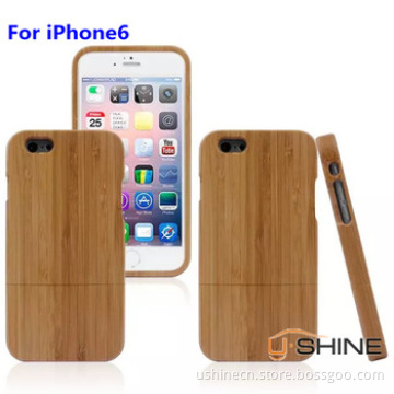 Wood bamboo case factory, wood bamboo case supplier for iphone 6